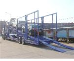Duel Line Brake System Vehicle Transport Semi Trailers For 4-21 Units Cars