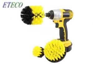 Durable Soft Bristle Drill Brush For Tile Cleaning , Stiffness Drill Bit Brush