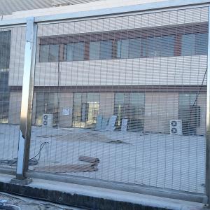 China Stainless Steel Woven Wire Mesh Panels Reinforced Edge Treatment factory