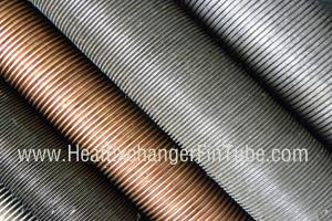 China Condenser Copper Finned Tube , C12200 / C12100 / C68700 / C70600 / C71500 factory