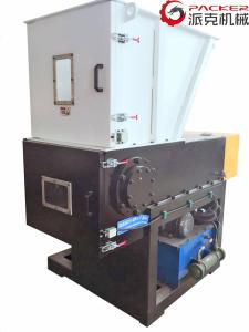 China PLC Control Waste Shredder Machine , PET Bottle Shredder Machine SKD-II Blade factory