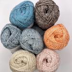1/2.6NM 80% Cotton 20% Acrylic Soft Fluffy Jet Yarn For Hand Knitting