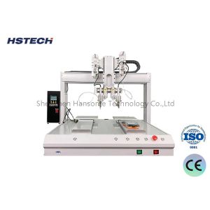 Dual Platform Soldering Machine with Stepper Motor Timing Belt for PCB Asssembly