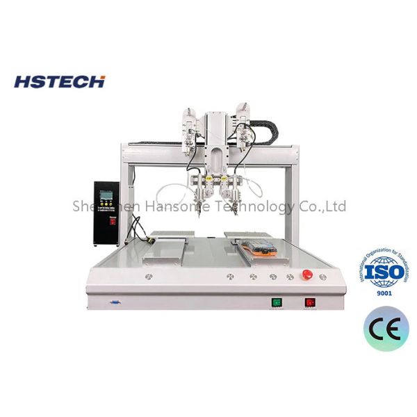 China Dual Platform Soldering Machine with Stepper Motor Timing Belt for PCB Asssembly factory