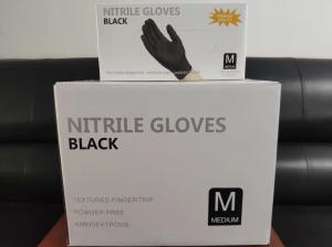 China Automobile Industrial Heavy Duty Nitrile Gloves 5Mil High Elasticity Powder Free factory