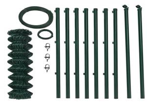 China PVC Coated Security Wire Mesh Chain Link Fence factory