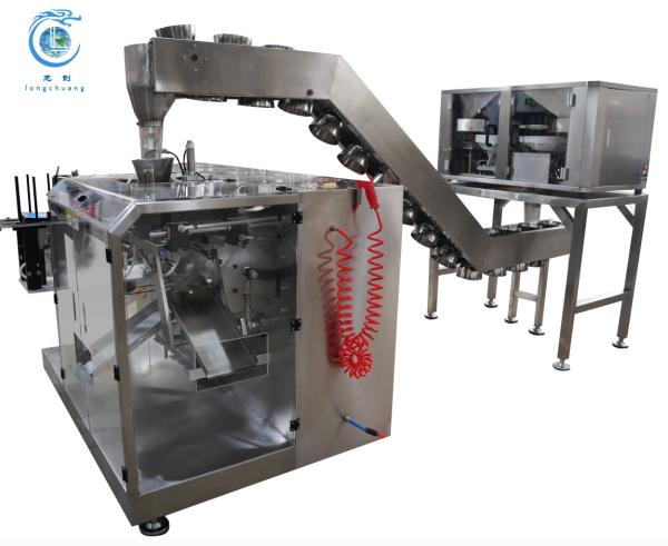 ISO9001 Zipper Pouch Powder Packing Machine Doypack Automatic Weight Packing