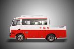 Euro3 No AC Dongfeng Cummins 140HP EQ5060XGCT4 4x2 Engineering Bus