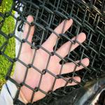 Green Pvc Coated Chain Link Mesh For Sports Venues , 50x50mm Chain Wire Fencing