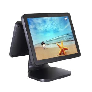 China Commericial Durable 15 / 12 Android 2 Touch Pos With Barcode Scanner on sale