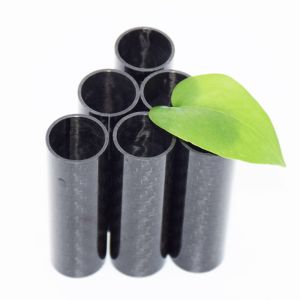 China High Flexibility Round 100% Carbon Fiber Tube Roll-Wrapped / Pultrusion on sale