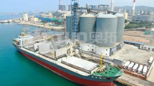 China Shipborne Cement Ship Unloader / Screw Ship Unloader 200 - 1000t/H Speed Variable factory