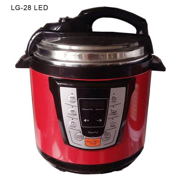 LG-28 5L 6L Electric Pressure Cooker Intelligent Built In Smart Programs LCD