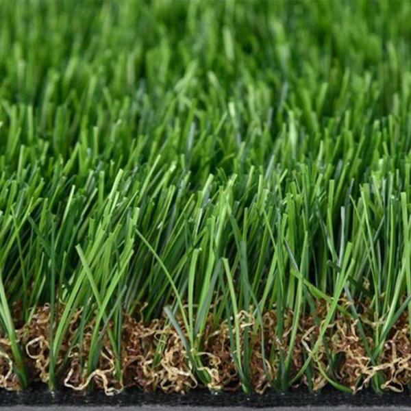 30MM Green Non Infill Artificial Turf Used For Pets Area Or Roof Gardens With UV