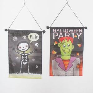 China Halloween Flag Banner Skeleton factory