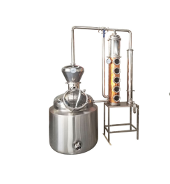 500-1000L Alcohol Whisky Distillery Equipment With Semi-Automatic Control System