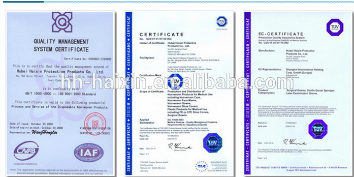 Anti Static SMS Disposable Non Woven Cap Double Elastic