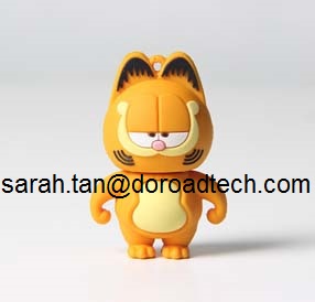 China Cartoon Character PVC USB Flash Drives on sale