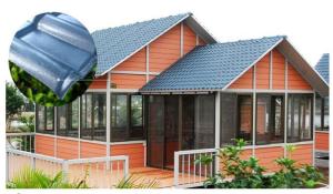 China Construction Building New ASA Materials Synthetic Resin Building Thermal Insulation Roof tile factory