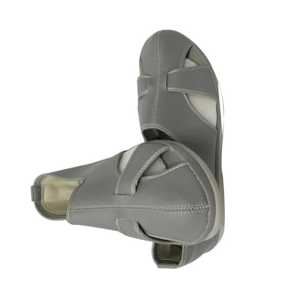 Japanese Style Exquisite Hand Made ESD Footwear White Grey Butterfly Style For