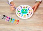DIY Painting Battery Powered 9 " Wall Clock Art And Craft Kits For Children