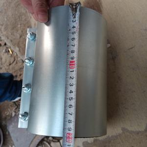 China Zinc Plated Sheet Double Protective Cover Morris Pipe Couplings With Rubber Sheet factory