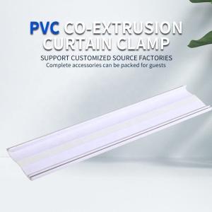 China Co Extrusion Soft PVC and Hard PVC Clips of Screen Window Plastic Profiles factory