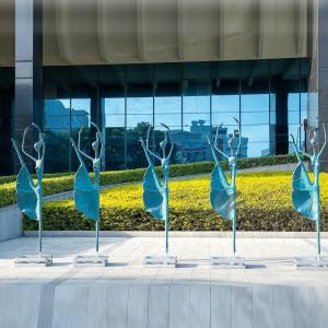 China Modern Garden Decoration Bronze Dancing Girls Statue 300cm Height factory