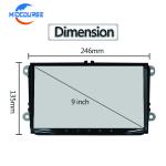 Professional Volkswagen DVD Player Bluetooth Navigation In Dash Touch Screen