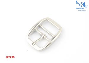 China Shiny Metal Shoe Strap Buckles K2238 / Custom Handbag Hardware RustProof factory