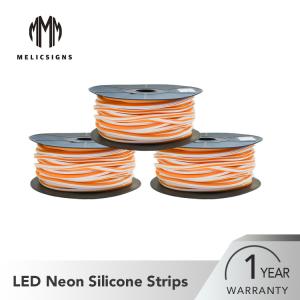China Yellow 6mm Silicone Neon LED Strip For Decoration factory
