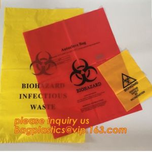 biodegradable biohazard bag, biohazard clinical waste bag, Medical Trash Bin