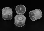 Clear 20mm Inner Diameter Glossy Plastic Bottle Cap Food Grade