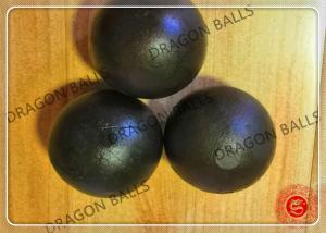 China 40mm 20mm Hot Rolling Steel Balls , Forged Steel Grinding Media Balls factory