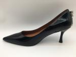 Black Patent Leather Womens Dress Shoes , Pointed Toe Stiletto Heels