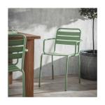 Modern Design AJUNION Metal Steel Garden Seating Armchairs in H85 x W52 x D47cm
