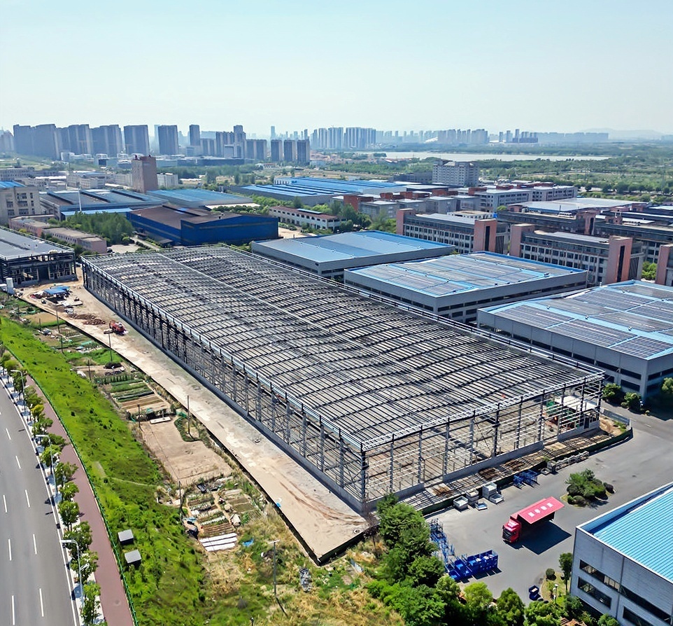 Industrial Modular Steel Frame Building Complex Steel Frame Building For Warehouses Sheds
