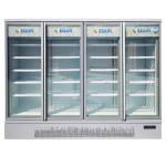 Stylish Swing Upright Glass Door Fridge Commercial Beverage Refrigerator Glass