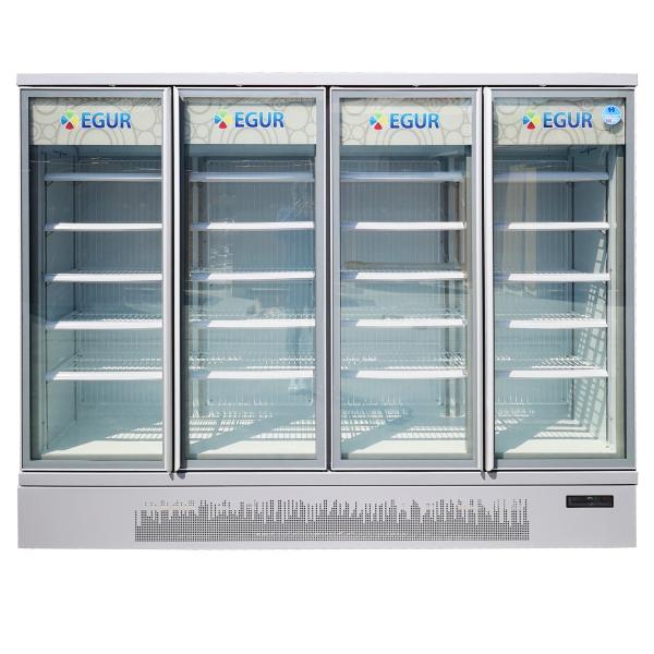 Stylish Swing Upright Glass Door Fridge Commercial Beverage Refrigerator Glass