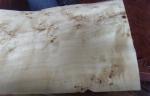 Poplar Natural Burl Sliced Cut Wood Veneer Sheets , Elm Burl Veneer