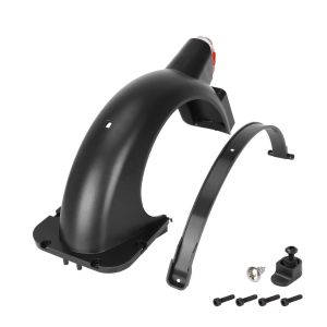 Rear Fender with Pressing Line Tail Light Screw for Ninebot MAX G30D Electric