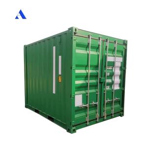 China 10 ft 10ft 10 feet Portable Storage 10 Foot 3 meter Length Corten Steel Shipping Container LOGO Optional SPA-H Corten-A factory