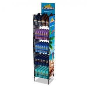 China Fold Up Floor Supermarket Display Racks 16&quot; Wide Rack Shelving System factory