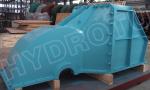 Pelton Water Turbine / Pelton Hydro Turbine With Forged CNC Wheel For 530m Head