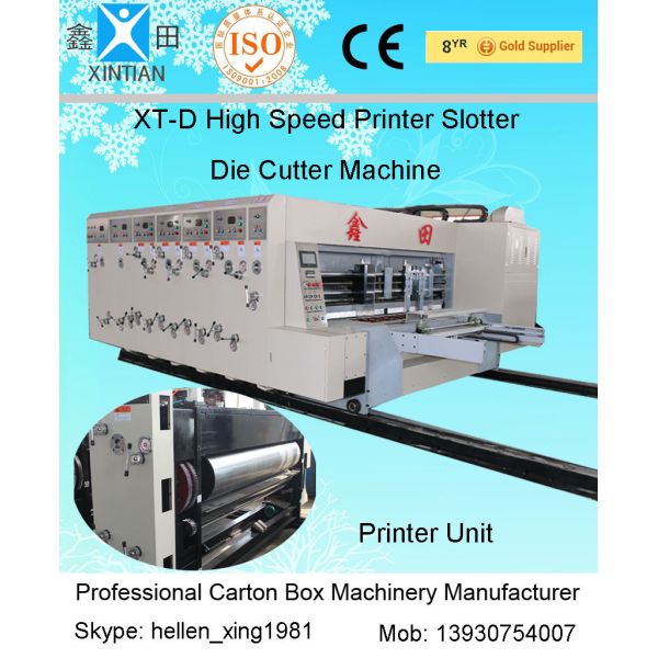 China Auto Fold Carton Sealing Machine With Ceramic Anilox Roller And Stacker factory