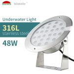 48W 2000ma 4000LM Underwater LED Spotlights swimming pool light led