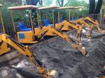 Toy excavator kids excavator garden mini excavator children play excavator