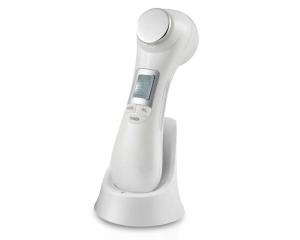China 6 In 1 Multifunction Beauty Device RF Hot Cold Led Light Therapy ION Vibrate Machine factory