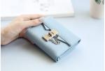 The new wallet female short paragraph Korean fashion simple lock women's purse