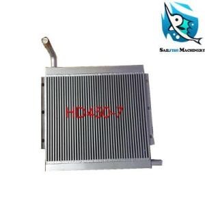 China Hot sale aluminum HD450-7 oil cooling radiator for KATO excavator factory